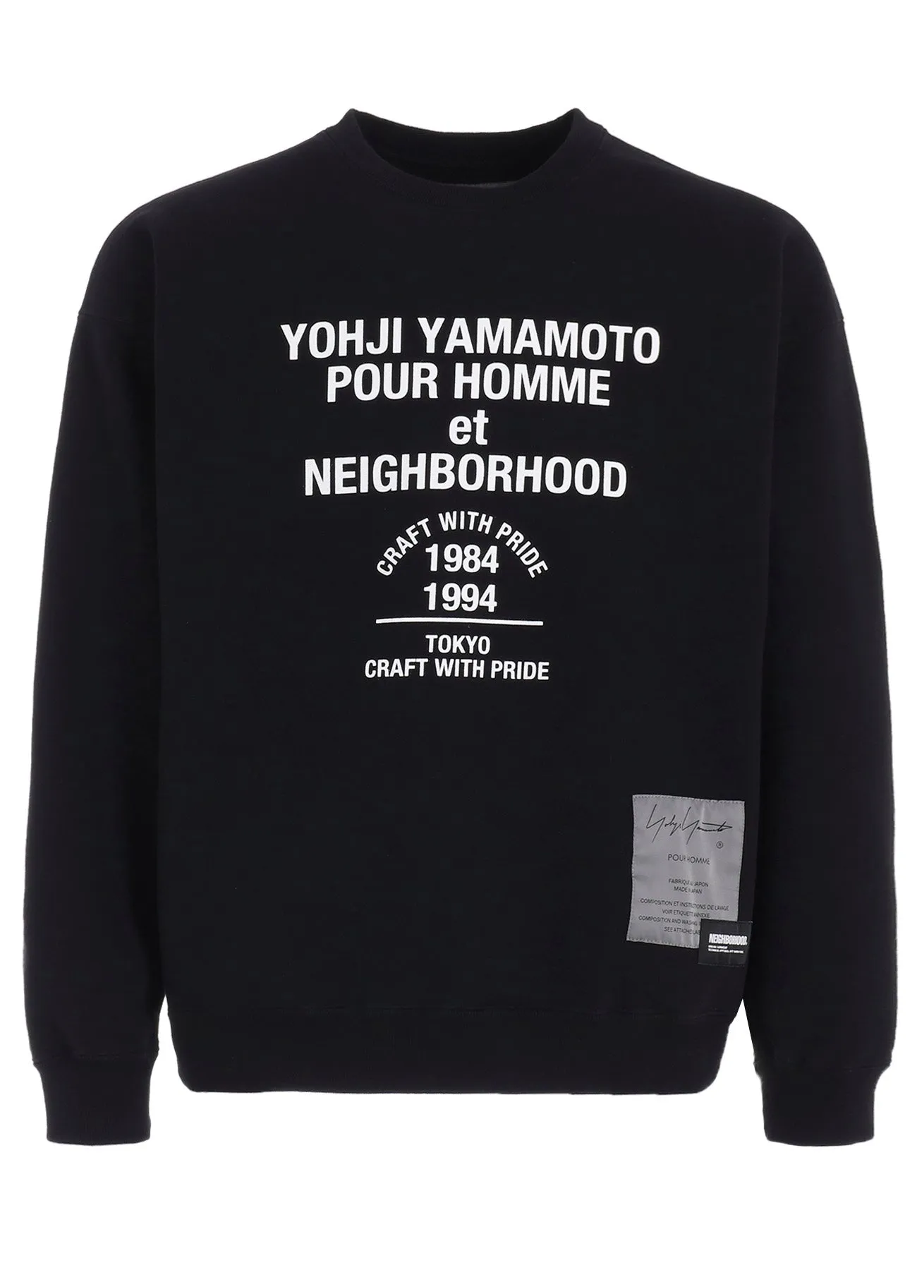 Yohji Yamamoto x NEIGHBORHOOD SWEAT SHIRT LS　